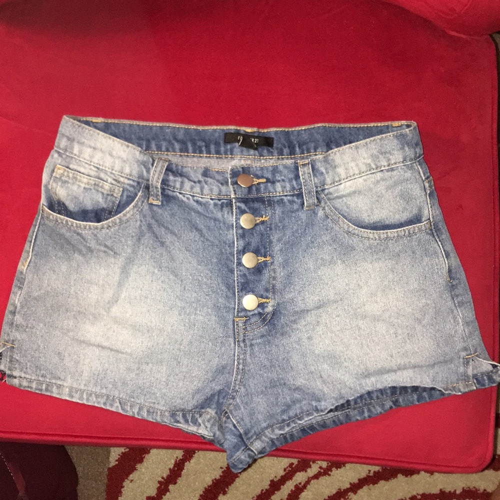 High Waisted Jean Shorts
